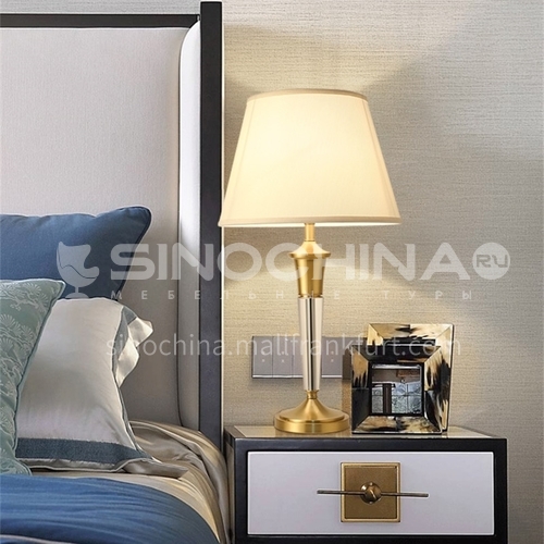 Modern minimalist creative living room lamps, crystal light luxury decoration, high-end bedroom bedside table lamps-MXDS-E9961